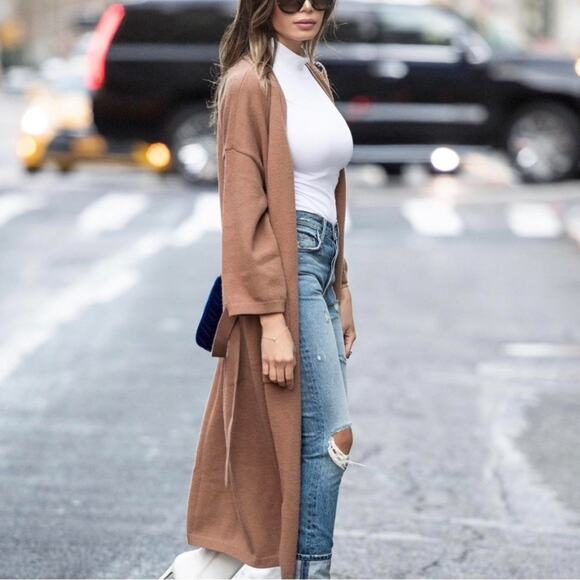 Lovers and friends knit cardigan tie coat - Picture 3 of 10